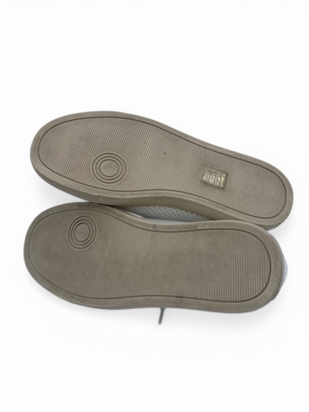 ZADIG & VOLTAIRE blanc sneaker in white/ tan soles size 38/ US 8 - Picture 7 of 11